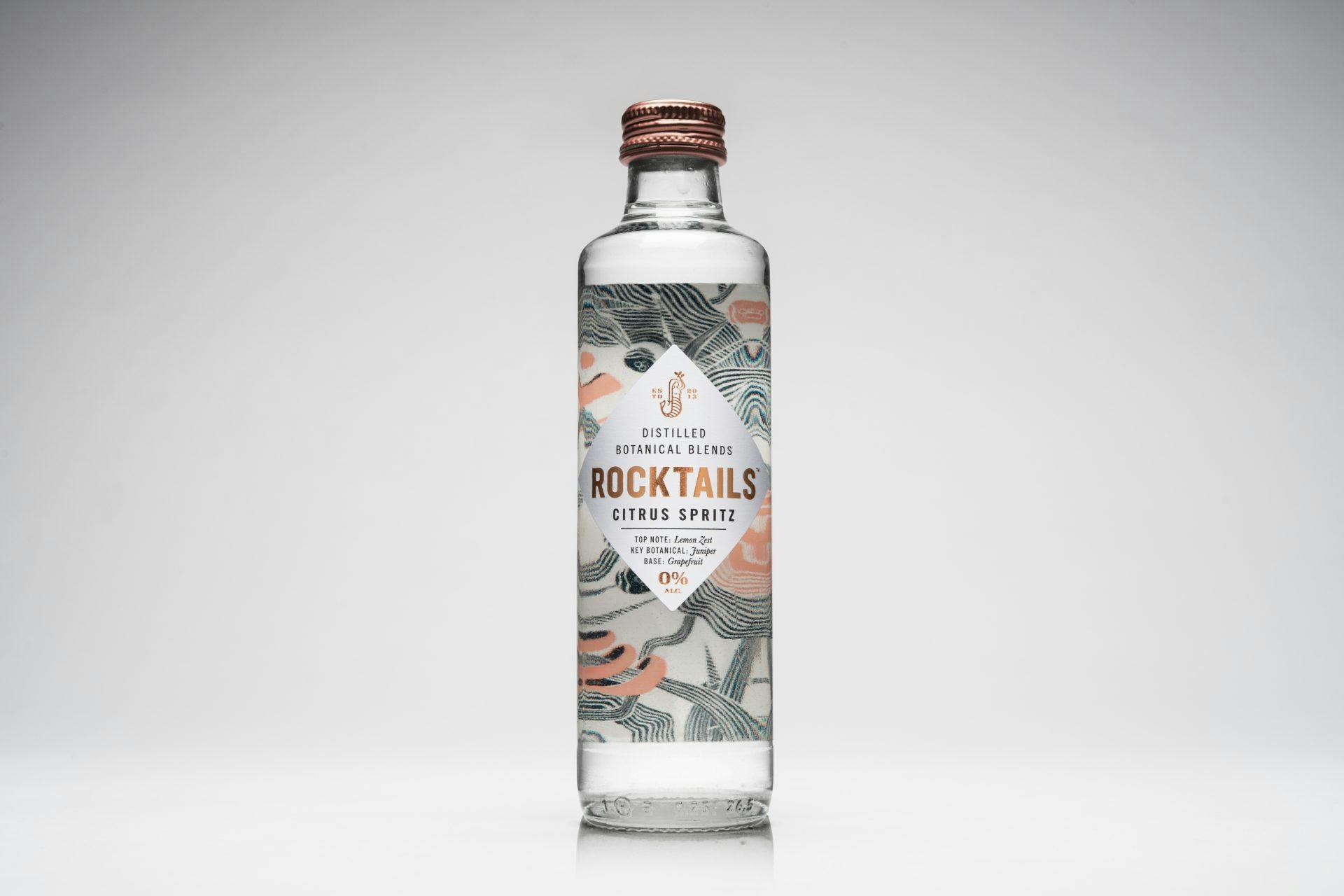 Image of Etiquetas de Rocktails Mezclas botánicas destiladas