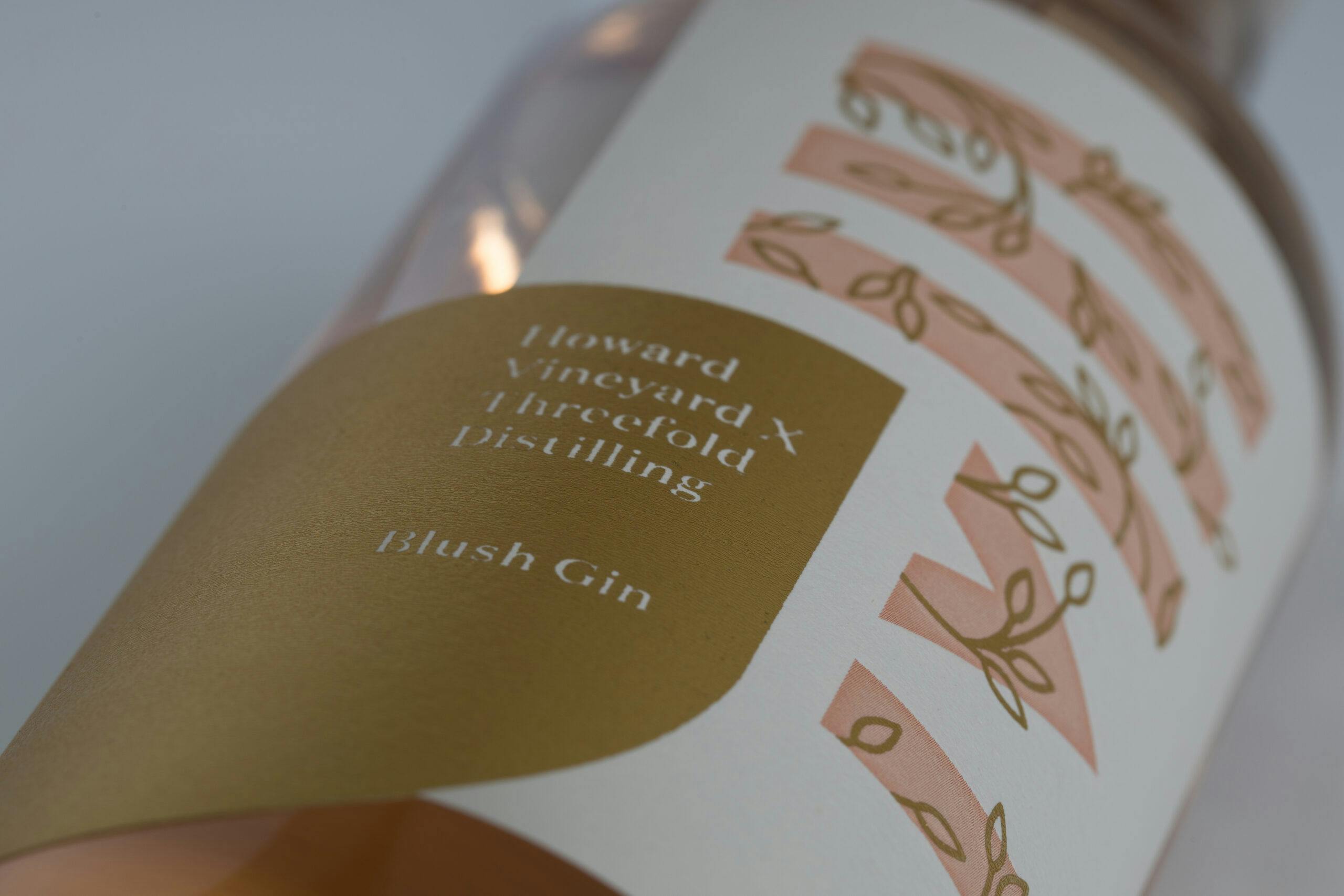 Image of Modern Diecut Label Lusters with Botanical Gold Foil