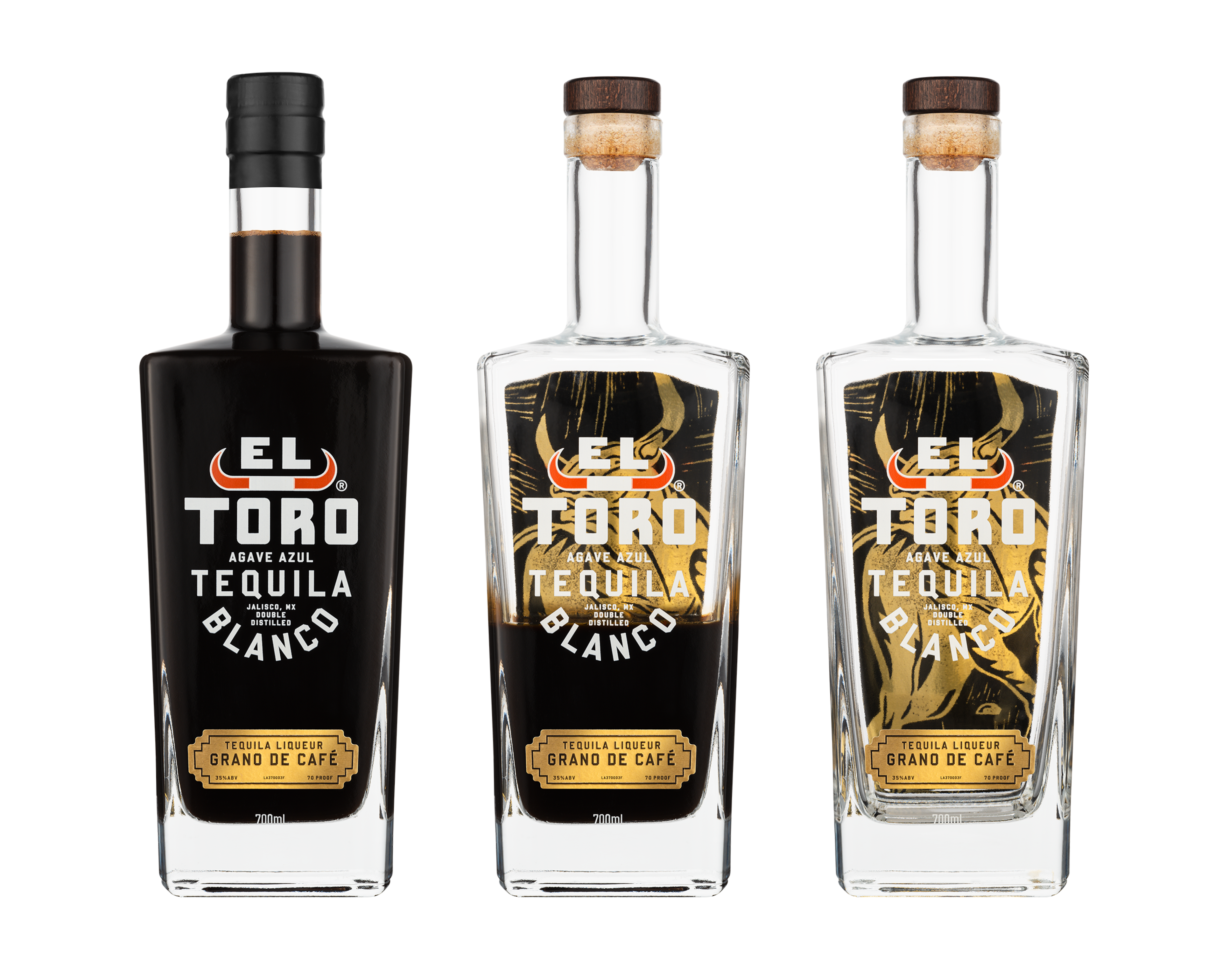 Image of Label combination creates interactive 3D look-through for tequila
