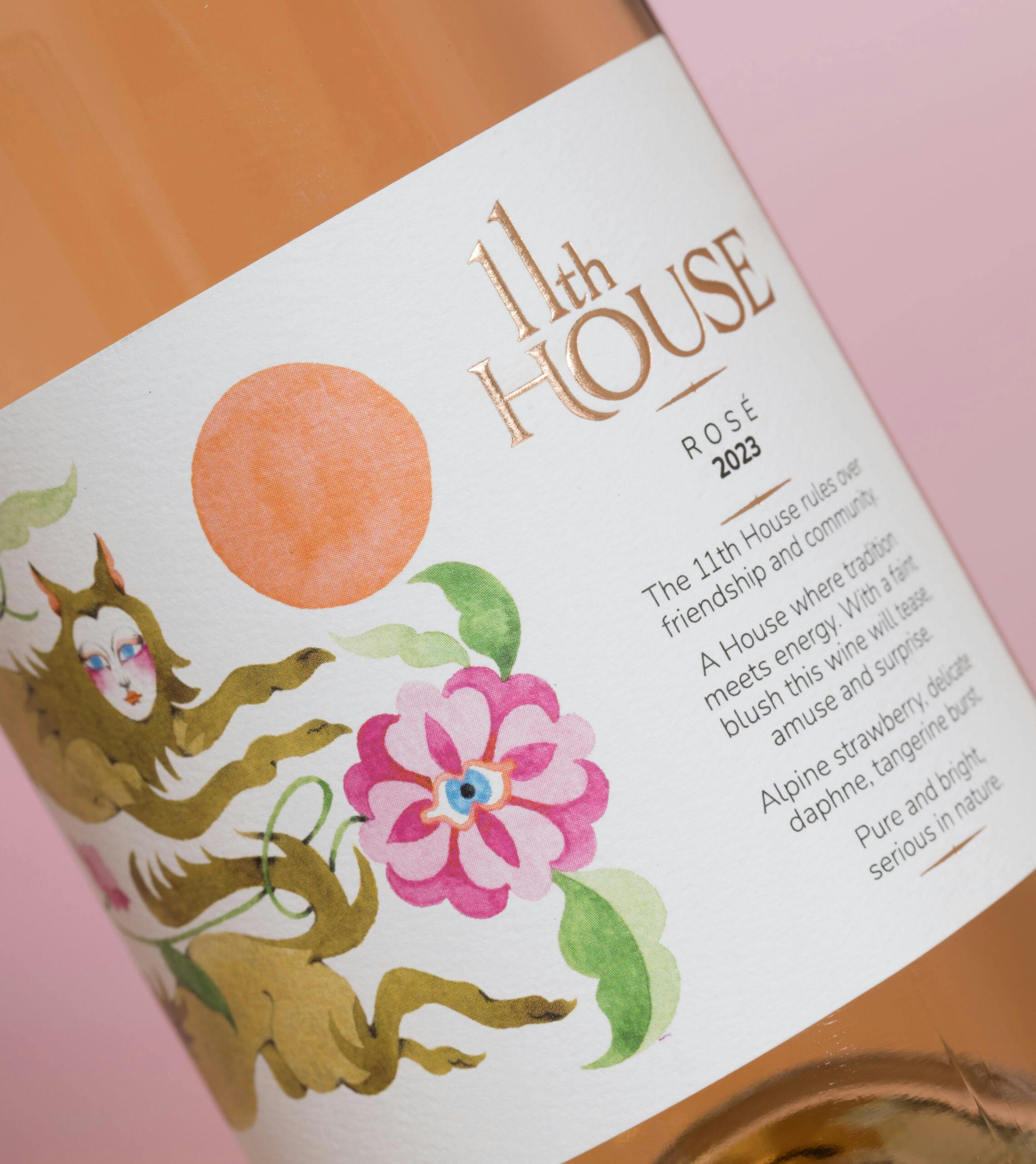 Image of Wine label’s vibrant watercolours brought to life by digital print