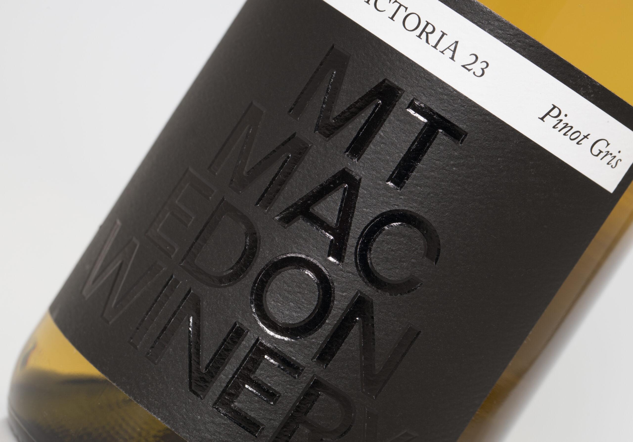 Image of Bold wine label evokes moody, dark and romantic Mount Macedon Region